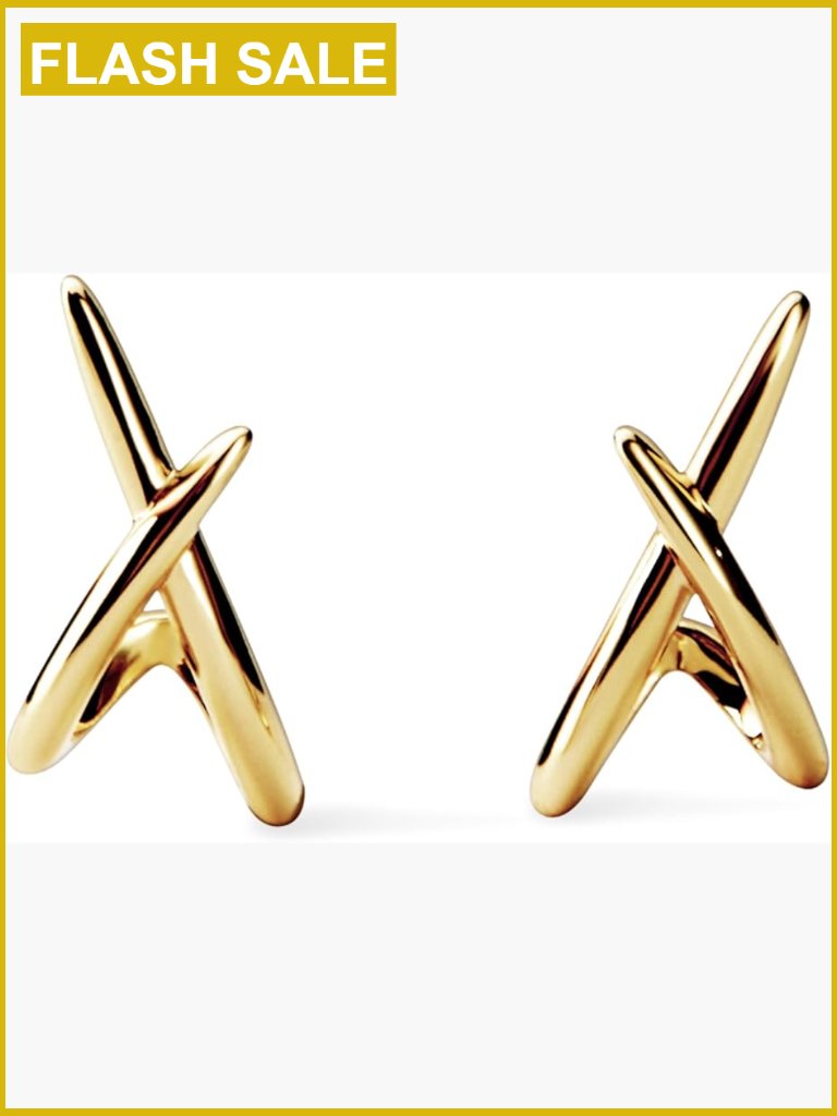 14k Gold Plated Stud Earrings - Hypoallergenic Tarnish Free Dainty